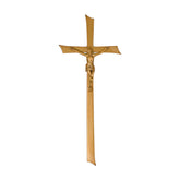 Brass Monument Crucifix, 55 x 24 cm